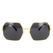 Versace Solglasögon med Oregelbunden Form Ve2248 100287 Yellow, Unisex