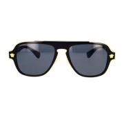 Versace Polariserade solglasögon Ve2199 100281 Black, Unisex