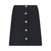 Versace Svarta Kjolar - Stiligt Design Black, Dam