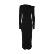 Versace Maxi daglig klänning Black, Dam