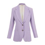 Victoria Beckham Sofistikerad Blazer Purple, Dam