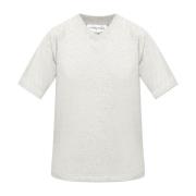 Victoria Beckham Tryckt T-shirt Gray, Dam