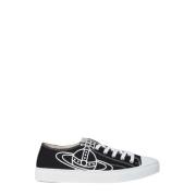 Vivienne Westwood Canvas Låga Sneakers Black, Herr