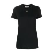 Vivienne Westwood Orb Logo Bomull T-shirt Black, Dam