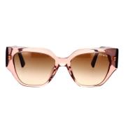 Vogue Solglasögon med oregelbunden form och djärv och dynamisk stil Pi...