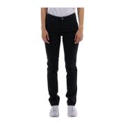 Armani Exchange Svarta Slim Fit Jeans Black, Dam