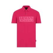 Armani Exchange Klassisk Krage Polo Skjorta Pink, Herr