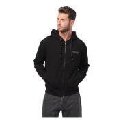 Armani Exchange Ekologisk Bomull French Terry Sweatshirt Black, Herr