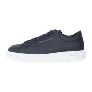 Armani Exchange Blåa Casual Sneakers för Män Blue, Herr