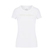 Armani Exchange Klassisk Herr T-Shirt White, Dam