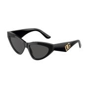 Dolce & Gabbana Ikonisk Stil Solglasögon Black, Dam
