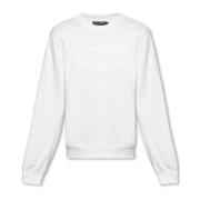 Dolce & Gabbana Sweatshirt med logotyp White, Herr