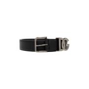 Dolce & Gabbana Leather belt Black, Herr