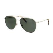 Dolce & Gabbana Polariserade pilot solglasögon med mörkgröna linser Gr...