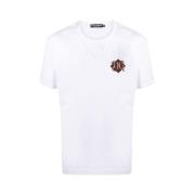 Dolce & Gabbana Vit Logotyp T-Shirt White, Herr