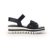 Gabor Lättvikts sandal för kvinnor med optimal komfort Black, Dam