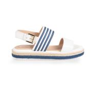 Geox Flat Sandals White, Dam