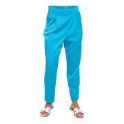 Marella Pantalone - Stiliga Byxor Blue, Dam