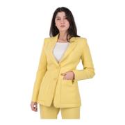 Dorothee Schumacher Snygg Sweatshirt Blazer Yellow, Dam