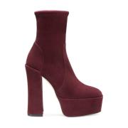 Stuart Weitzman Skyhigh 145 Plattformsstövlar Red, Dam