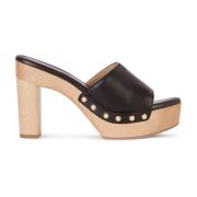 Stuart Weitzman Mules Sandaler Black, Dam