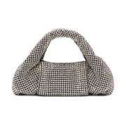 Stuart Weitzman Moda Shine Mini Tote Gray, Dam