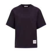 Jil Sander T-Shirt, Klassisk Stil Purple, Dam