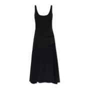 Jil Sander Svart klänning med dekorativt av Black, Dam