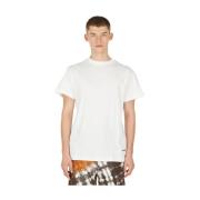 Jil Sander Lyxigt Logo Print T-Shirt Set White, Herr