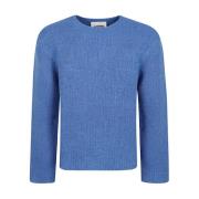 Jil Sander Stiliga Sweaters för Kvinnor Blue, Herr