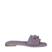 Marco Tozzi Platta sandaler Purple, Dam