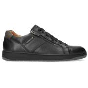 Mephisto Svart Läder Herrsneaker - Henrik Black, Herr