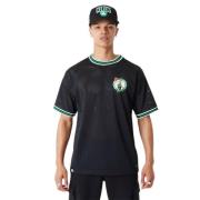 New Era Svart Celtics NBA Mesh Tee Black, Herr