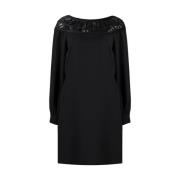 Alberta Ferretti Kort dagklänning Black, Dam