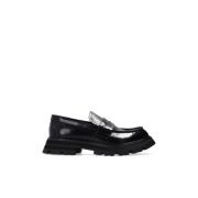 Alexander McQueen Svarta Wander Loafers Black, Dam