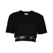 Alexander McQueen T-shirt Black, Dam