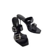 Alexander McQueen Högklackade sandaler för modeframåt kvinnor Black, D...