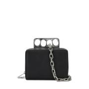 Alexander McQueen Stiliga Cross Body Väskor Black, Dam