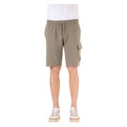 C.p. Company Dove Grey Shorts med dragsko i midjan Gray, Herr