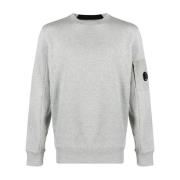 C.p. Company Lens Fleece Sweatshirt Gray, Herr