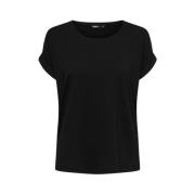 Only T-Shirt - Klassisk Modell Black, Dam