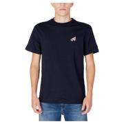 Tommy Jeans Herr Signature T-shirt Blue, Herr