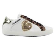 Love Moschino Snygga Sneakers för Kvinnor White, Dam