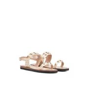 Love Moschino Platta Sandaler Pink, Dam