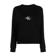 Calvin Klein Jeans Monogram logotypbesättning Black, Dam