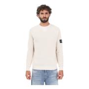 Calvin Klein Jeans Sweatshirts Beige, Herr