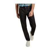Nudie Jeans Gritty Jackson Dry Maze Selvage Black, Herr