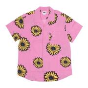 Obey Short Sleeve Shirts Pink, Herr