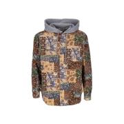 HUF Patchwork Cord Hooded Jacket Brown, Dam
