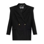 Versace Jeans Couture Oversize blazer Black, Dam